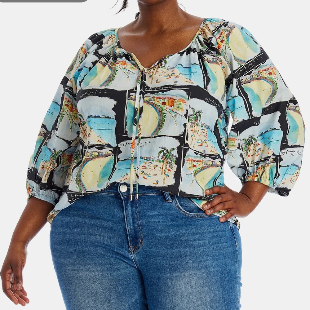 Karen Kane Women's Peasant Top